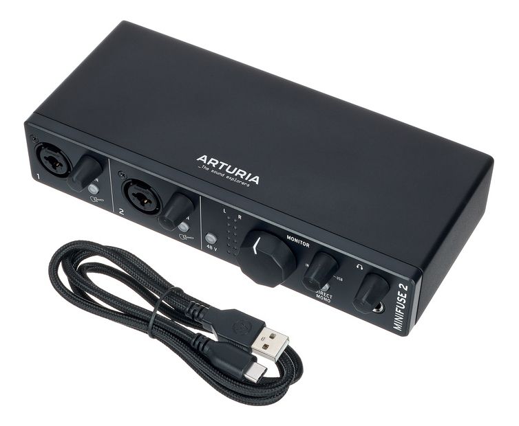 Комплект Аудиоинтерфейс ARTURIA MiniFuse 4 Black-1