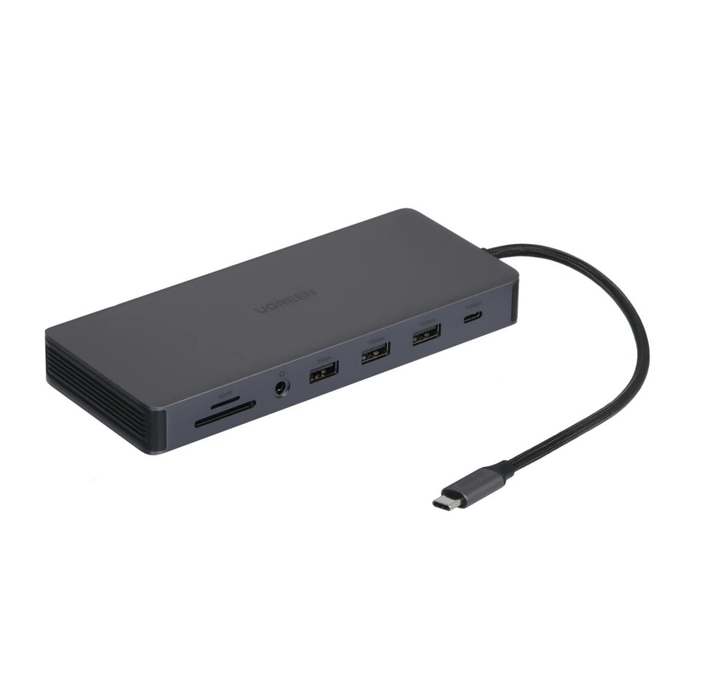 USB-концентратор UGREEN CM681 Revodok Pro 11-in-1 8Kх30Hz USB-C, цвет:серый-3