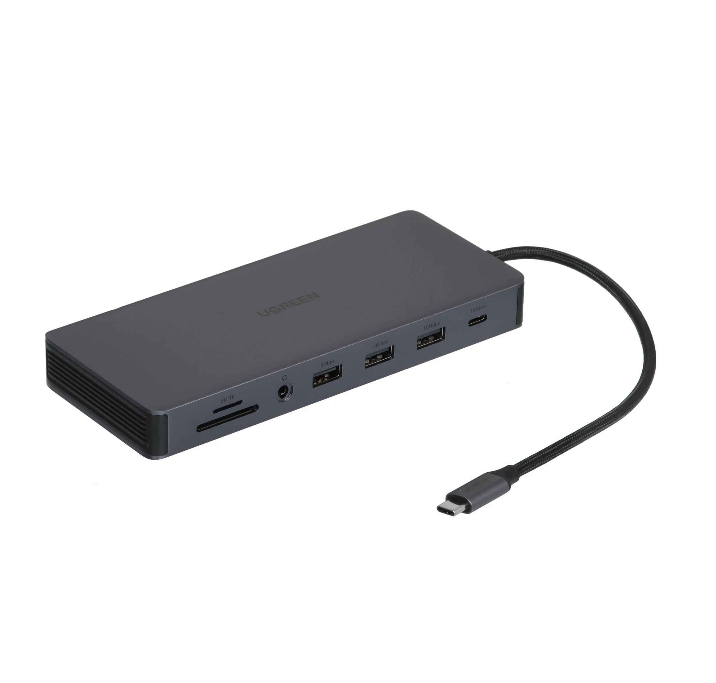 USB-концентратор UGREEN CM681 Revodok Pro 11-in-1 8Kх30Hz USB-C, цвет:серый-3