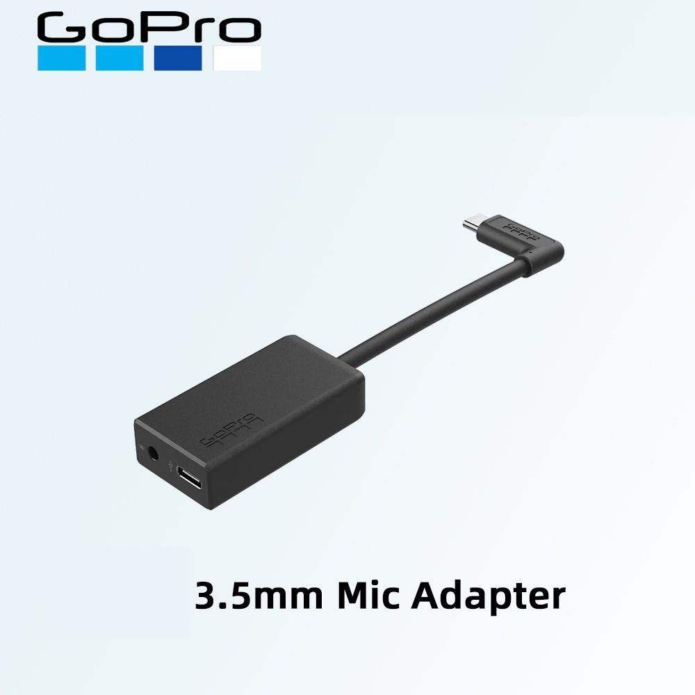 Адаптер для микрофона  со сквозным питанием USB-C GoPro 3.5mm Mic Adapter-1