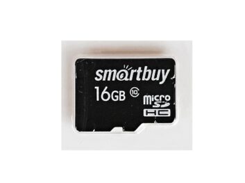 Карта памяти MicroSDHC 16 Gb SmartBuy class 10 LE SB16GBSDCL10-01LE