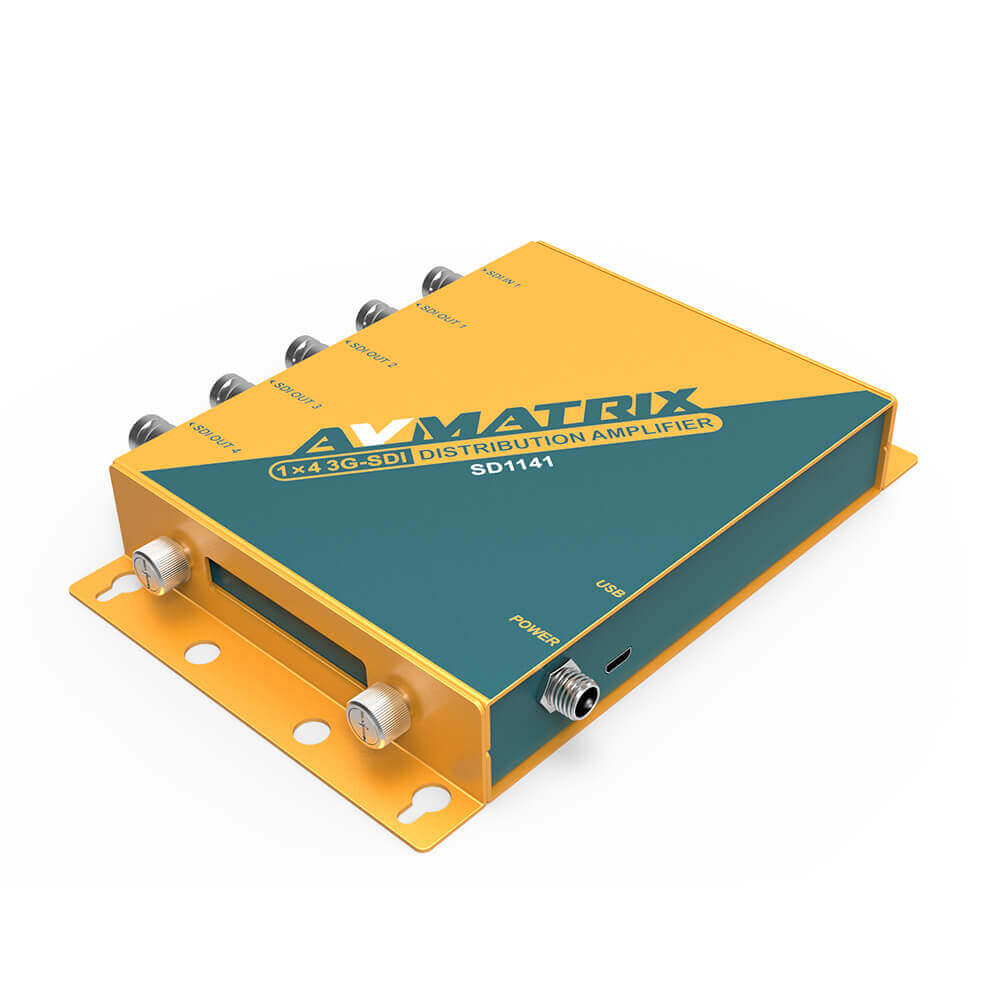 Усилитель-распределитель AVMATRIX сигнала SD1141 3G-SDI 1х4-1