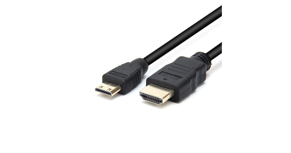 Кабель Mini HDMI (M) - HDMI (M)-1